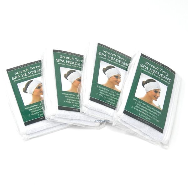 Stretch Terry  Spa Headband - Image 2