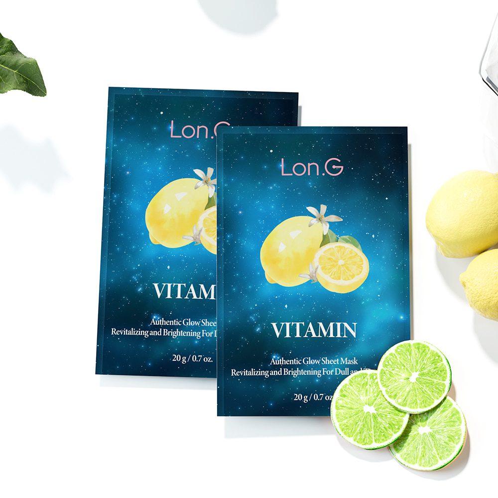 Lon.G Cica Vitamin Authentic Glow Sheet Mask (10 units) - Image 3