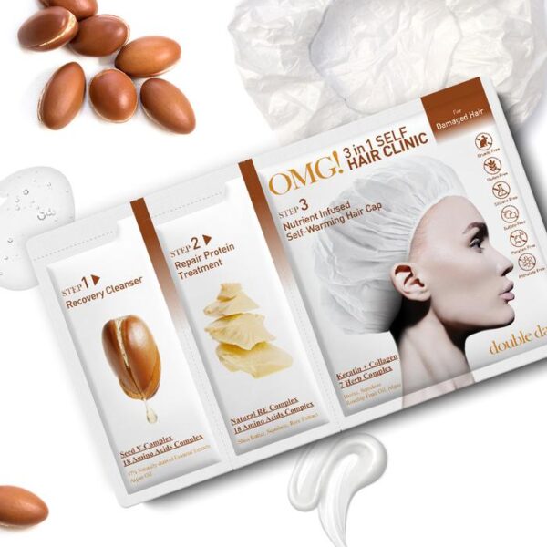 OMG! 3 in 1 Self HAIR CLINIC for Damaged Hair - Image 2