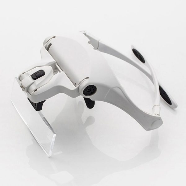 Adjustable LED Headwear Magnifying Glass Essential Med Tools