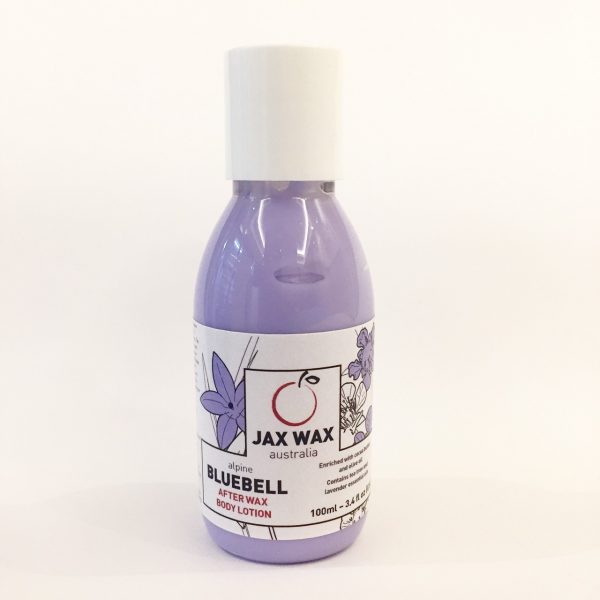 Jax Wax Alpine Bluebell After Wax Body Lotion Retail Size 4oz 5pk