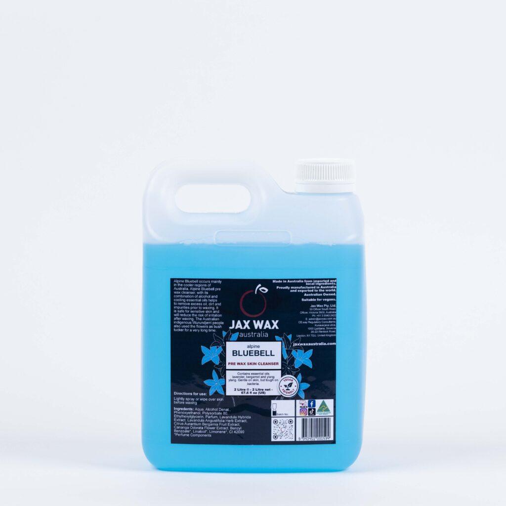 Jax Wax Alpine Bluebell Pre Wax Cleanser 2 Liters