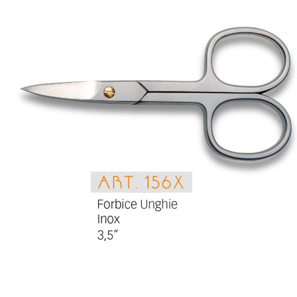 Baruffaldi Cuticle Scissor, 3.5" Stainless Steel
