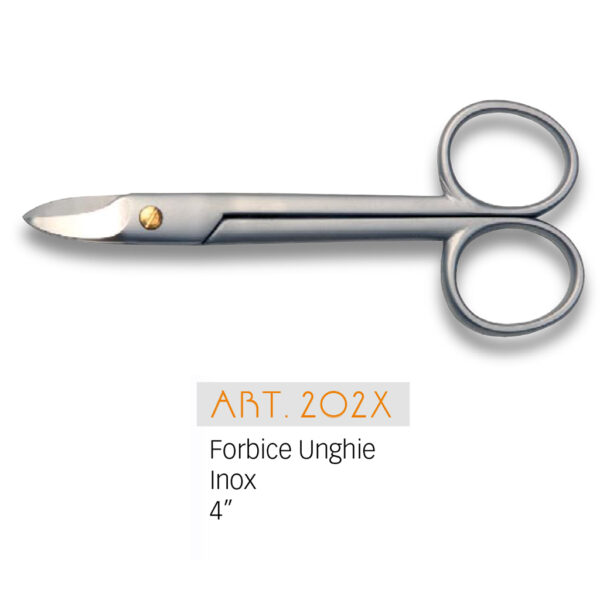 Baruffaldi Cuticle Scissor 4.0" Stainless Steel