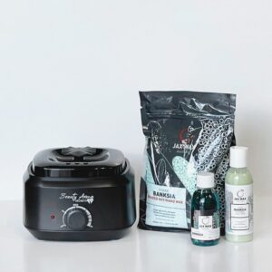 Jax Wax Australia Complete Waxing kit. Vegan, Paraben Free, Hypoallergenic, hair removal waxing