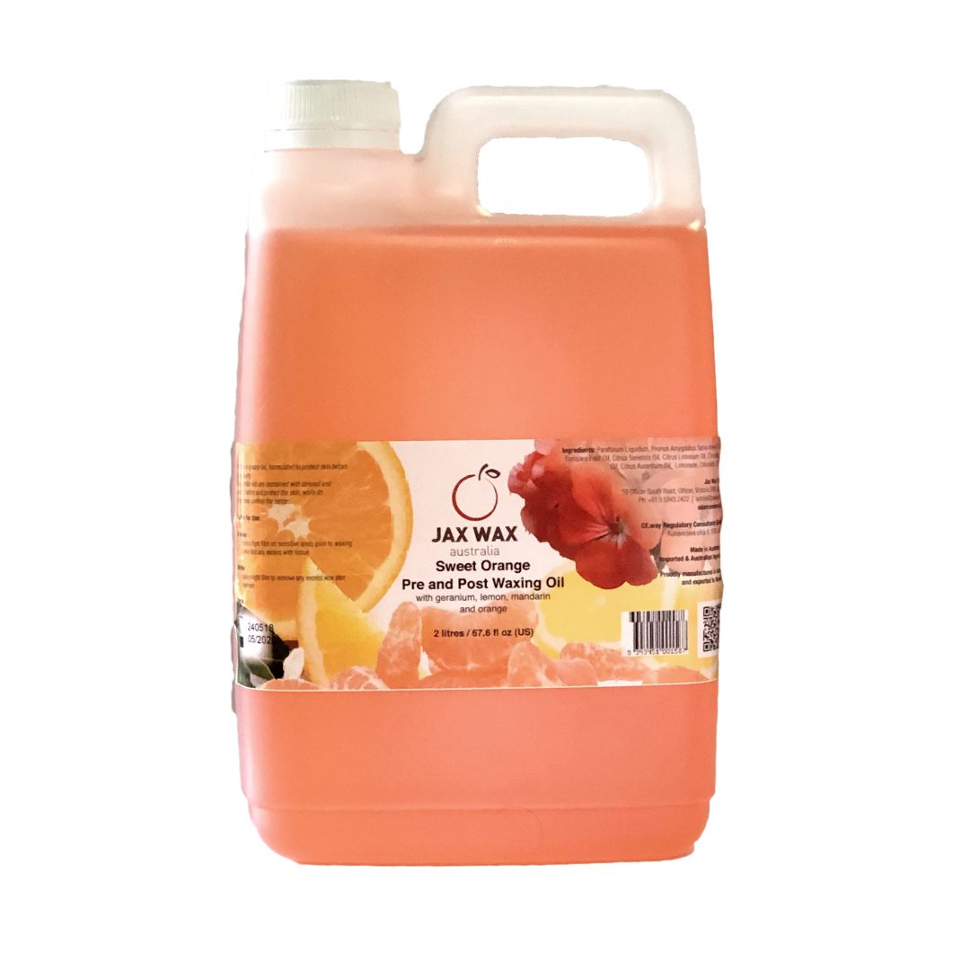 Jax Wax Sweet Orange Pre & Post Wax Oil 2 liters Essential Med Tools