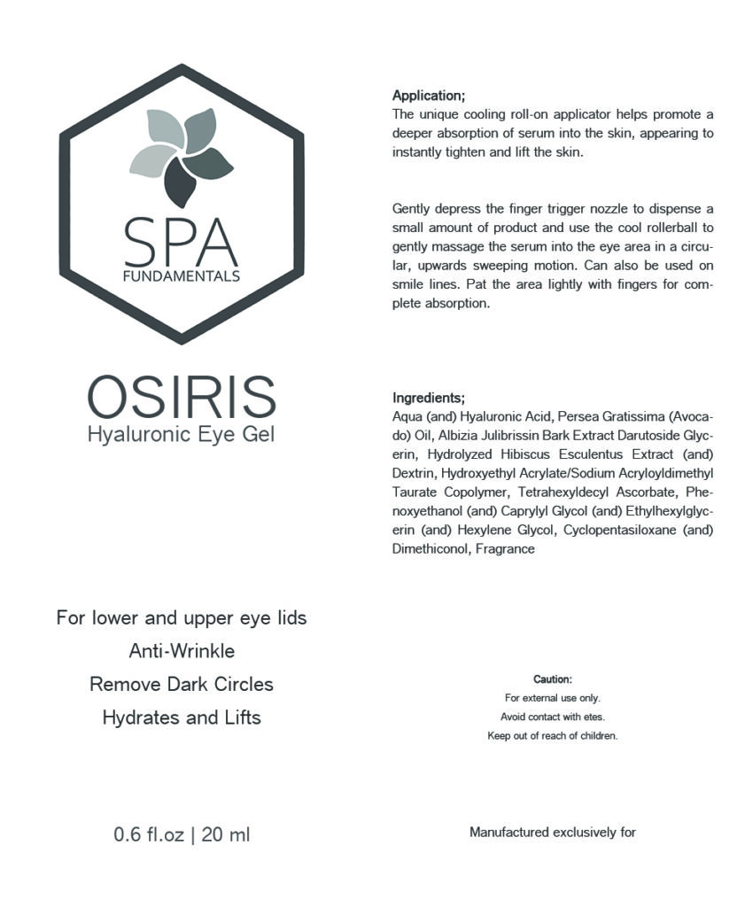 Spa Fundamentals Hyco Peptide “Osiris” Eye Serum Essential Med Tools